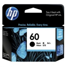 Genuine HP No. 60 Black Ink Cartridge: 4ml